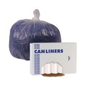 High-Density Trash Bags | Boardwalk V8046MNKR04 40 in. x 46 in. 45 gal. 11 mic High-Density Can Liners - Natural (250/Carton) image number 2