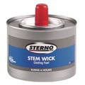Canned Heat | Sterno STE 10102 6 Hour Burn 1.89 g Methanol Chafing Fuel Can with Stem Wick (24/Carton) image number 1