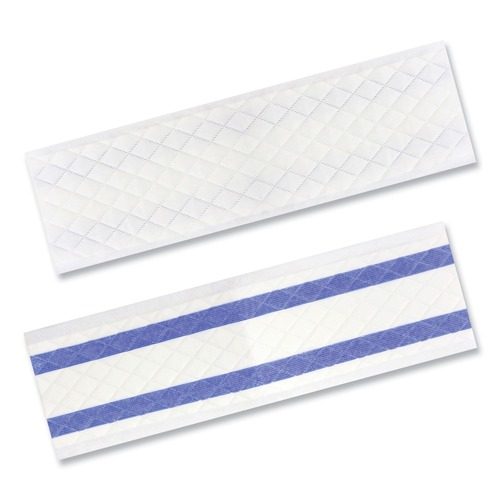 Mop Heads | Unger DMWS2 Excella 18.5 in. x 5 in. Single-Use Spunlace Mop Pad - White image number 0