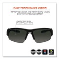 Safety Glasses | Ergodyne 52030 Skullerz Dagr Nylon/Polycarb Safety Glasses - Black Frame/Smoke Lens image number 1