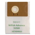 Vacuum Accessories | Green Klean GK-VU500 Fits Advance VU500 Replacement Vacuum Bags (10/Carton) image number 2