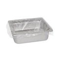 Food & Utility Bags | AmerCareRoyal SPL1814 18 in. x 14 in. Steam Pan Liners for 1/3-Size Pans Includes Twist-Ties - Clear (250/Carton) image number 3