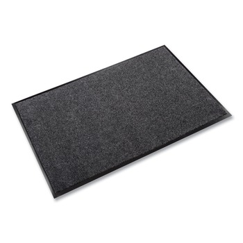 FLOOR MATS | Crown ET 0048CH EcoStep 48 in. x 96 in. Rectangular Wiper Mat - Charcoal
