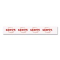 Labels | PM Company ICX90232528 0.75 in. X 7 in. Tamper Seal Label - Red/White (500/Roll, 4 Rolls/Carton) image number 1