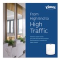 Perforated Roll & Hand Towels | Kleenex 01080 8 in. x 425 ft. 1.5 in. Core 1-Ply Hard Roll Paper Towels - White (12 Rolls/Carton) image number 8