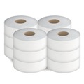 Toilet Tissues | Cascades PRO B230 3.3 in. x 750 ft. 2-Ply Septic Safe Select Jumbo Bath Tissue - White (12/Carton) image number 2