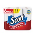 Perforated Roll & Hand Towels | Scott 56668 Choose-A-Size Mega Kitchen Roll Paper Towels (102/Roll, 6 Rolls/Pack, 4 Packs/Carton) image number 0