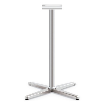 TABLE BASES LEGS | HON HCT42LX.PR8 32 in. x 32 in. x 40 in. Arrange X-Leg Base for 42 in. to 48 in. Tops - Silver