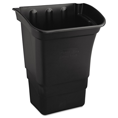 Carts & Trucks | Rubbermaid Commercial FG335388BLA 8 Gallon Rectangular Optional Utility Cart Refuse/Utility Bin - Black image number 0