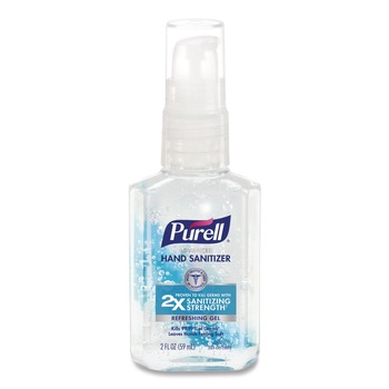 PURELL 3050-24-CMR 2 oz. Advanced Hand Sanitizer Refreshing Gel - Clean Scent (24/Carton)