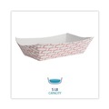 Food Containers & Lids | Boardwalk BWK30LAG500 5 lbs. Capacity Paper Food Baskets - Red/White (500/Carton) image number 6