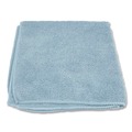 Cleaning Cloths & Wipes | Boardwalk BWK12BLUCLOTH 12 in. x 12 in. Microfiber Cleaning Cloths - Blue (12/Pack) image number 2