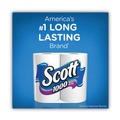 Perforated Roll & Hand Towels | Scott 10060 1-Ply 4.1 in. x 3.7 in. Septic Safe Toilet Paper - White (48/Carton) image number 10