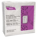 Dinner Napkins | Cascades PRO N050 15.5 x 16 1-Ply Select Dinner Napkins - White (12/Carton) image number 3