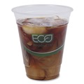 Cups | Eco-Products EP-CC12-GS 12 oz. GreenStripe Renewable and Compostable Cold Cups - Clear (1000/Carton) image number 2