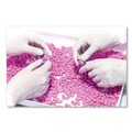 Janitorial Disposable & Single Use Gloves | SemperCare SCLT104 5 mil Powder-Free Latex Examination Gloves - Large/Cream (1000/Carton) image number 3