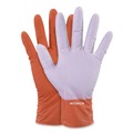 Food Service Disposable & Single Use Gloves | Ammex GWUOFN44050 9.06 in. 6 mil Ultra Industrial Flock-Lined Nitrile Disposable Gloves - Orange/Medium (500/Carton) image number 7