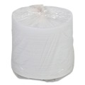 Plates | Pactiv Corp. 0TH100090000 Placesetter 9 in. Diameter Plate Satin Non-Laminated Foam Dinnerware - White (500/Carton) image number 1