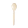 Disposable Spoons | Dixie SSSOUP11B SmartStock Series-O Mediumweight Soup Spoon Plastic Cutlery Refill - Beige (960/Carton) image number 2