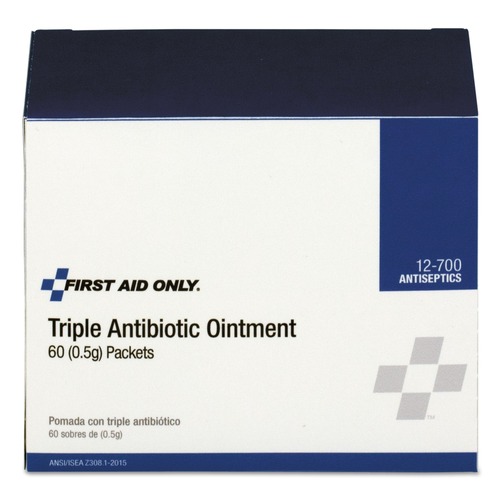 First Aid Creams | First Aid Only 12-700 0.5 grams Packet Triple Antibiotic Ointment (1/Box) image number 0