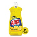 Dishwashing Detergents | Ajax 144673 28 oz. Bottle Dish Detergent - Lemon Scent (9/Carton) image number 1