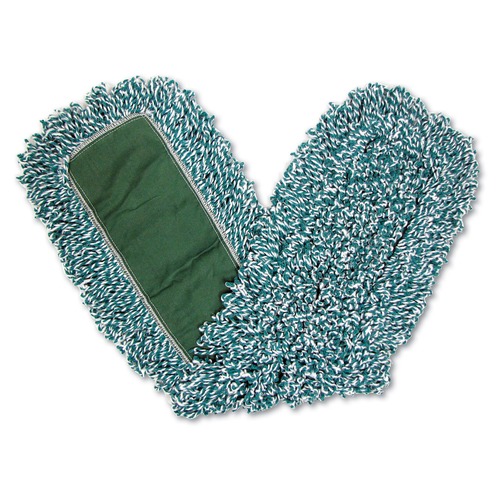 Mop Heads | Rubbermaid Commercial FGJ85500GR00 36 in. Looped End Microfiber Dust Mop Head - Green image number 0