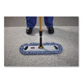 Floor Dusters & Accessories | Rubbermaid Commercial HYGEN FGQ56000YL00 HYGEN 17 in. Quick Connect Single-Sided Aluminum Wet/Dry Mop Frame - Yellow image number 5