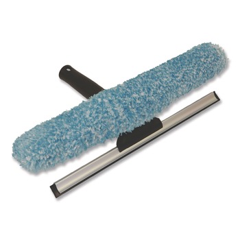 SQUEEGEES | Boardwalk 96154-S-BWK 12 in. Wide Blade Combo Window Washer and Squeegee - Black