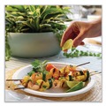 Plates | Chinet 21232 Classic 9.75 in. Paper Dinnerware Plate - White (125/Pack, 4 Packs/Carton) image number 2