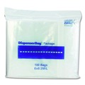 Food & Utility Bags | Fantapak MGP MGZ2P0606 Reloc Zippit 6 in. x 6 in. Plastic Zipper Bags - Clear (1000/Box) image number 2