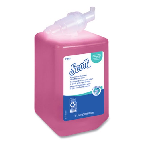 Soap Refills | Scott 91552 1000 ml Pro Foam Skin Cleanser with Moisturizers - Light Floral (6/Carton) image number 0
