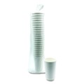 Cups | Boardwalk BWKDW16HCUP 16 oz Double-Walled Paper Hot Cups - White (500/Carton) image number 3