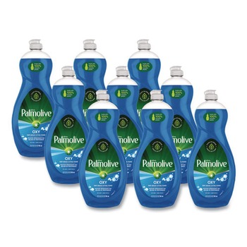 Ultra Palmolive US04273A 32 oz. Bottle Oxy Dishwashing Liquid - Fresh Scent (9/Carton)