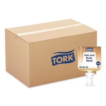 PERSONAL SHAMPOOS CONDITIONERS AND BODY WASHES | Tork 400033 1L Clean Scent Hair and Body Wash (6/Carton)