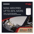 Perforated Roll & Hand Towels | WypAll 41702 X70 9.8 in. x 12.2 in. Center-Pull Cloths - White (275/Roll, 3 Rolls/Carton) image number 4