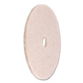 Floor Pads-Cleaning, Buffing & Polishing | Boardwalk BWK4021NHE 21 in. Diameter Natural Hog Hair Burnishing Floor Pads - Tan (5/Carton) image number 1
