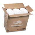 Food Containers & Lids | Pactiv Corp. NC948 Newspring VERSAtainer 9 x 9 x 2.38 48 oz Plastic Microwavable Containers - White/Clear (150/Carton) image number 3