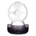 Toilet Tissue Dispensers | San Jamar R2000TBK 9 in. Roll 10.25 in. x 5.63 in. x 12 in. Single Jumbo Bath Classic Tissue Dispenser - Transparent Black Pearl image number 2