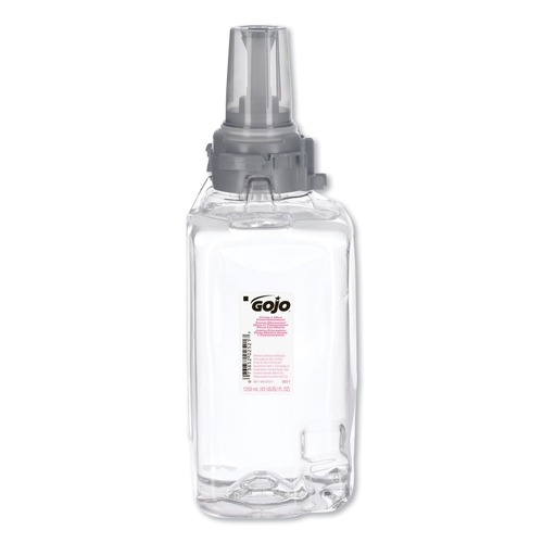 Soap Refills | GOJO Industries 8811-03 1250 mL Clear and Mild Foam Handwash For ADX-12 Dispenser - Fragrance-Free image number 0