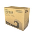 Disposable Spoons | Boardwalk BWKSOUPMWPP 4.86 in. Mediumweight Polypropylene Plastic Soup Spoon Cutlery - White (1000/Carton) image number 1