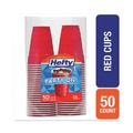 Cups | Hefty C21895 18 oz. Easy Grip Disposable Plastic Party Cups - Red (400/Carton) image number 5