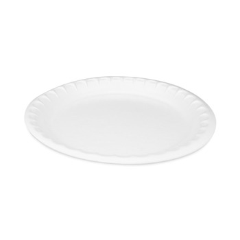 TABLETOP | Pactiv Corp. 0TK10010000Y Placesetter Deluxe Laminated Foam 10.25 in. Plates - White (540/Carton)