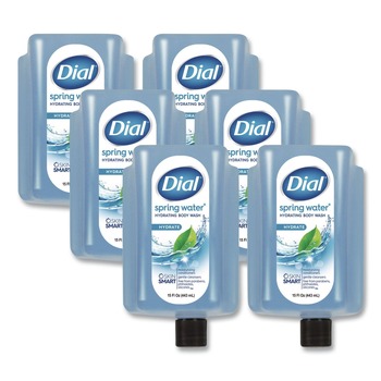 Dial Professional 17000 99804 15 oz. Body Wash Refill for Versa Dispenser - Spring Water Scent (6/Carton)