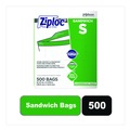 Resealable Bags | Ziploc 373953 Ziploc Resealable Sandwich Bags (500/Carton) image number 5