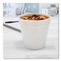 Food Containers & Lids | Dart 16MJ20 16 oz. Squat Foam Containers - White (500/Carton) image number 5