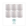 Perforated Roll & Hand Towels | Windsoft WIN12906 8 in. x 800 ft. Hardwound Roll Towels - White (6 Rolls/Carton) image number 1