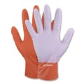 Food Service Disposable & Single Use Gloves | Ammex GWUOFN49050 9.06 in. 6 mil Ultra Industrial Flock-Lined Nitrile Disposable Gloves - XX-Large/Orange (500/Carton) image number 1