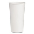 Perforated Roll & Hand Towels | SOLO RNP21P-2050 21 oz. Double-Sided Poly (DSP) Paper Cold Cups - White (1000/Carton) image number 0