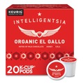Coffee - Caffeinated | Keurig 5000371867 Light Roast Coffee K-Cups - El Gallo Organic (20/Box) image number 2