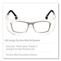 Safety Glasses | Honeywell Uvex S0112 Ultraspec 2001 OTG Safety Eyewear - Clear/Black Frame, Clear Lens image number 2